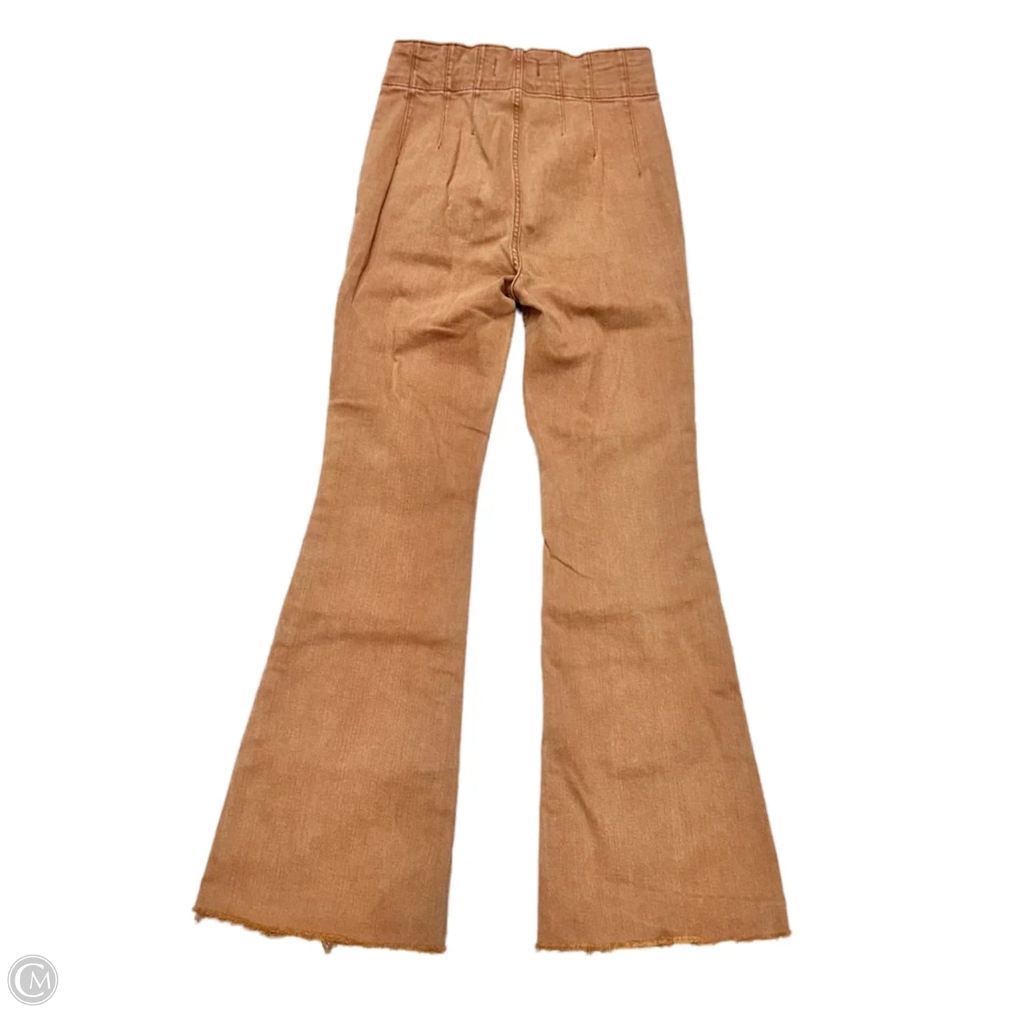Jeans Flared By We The Free In Orange Denim, Size: 6