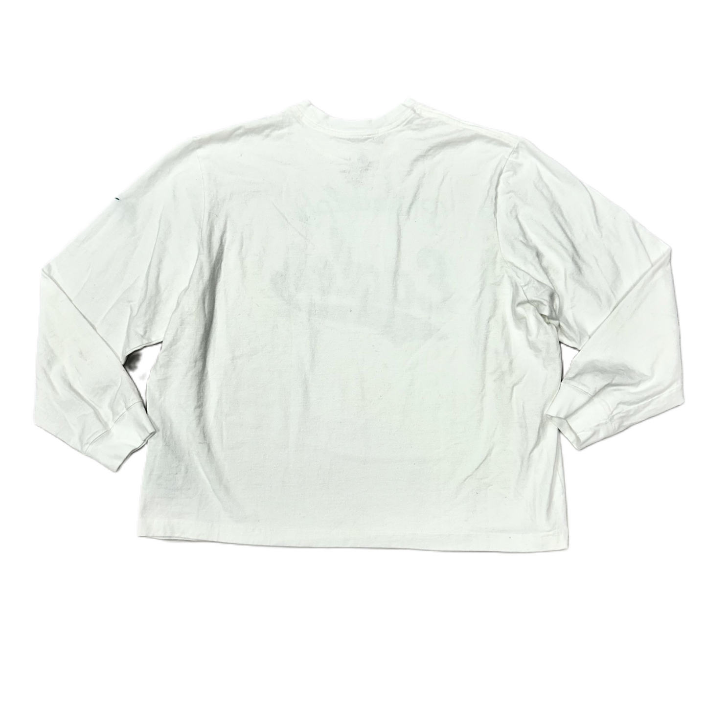 Top Long Sleeve By Nike Apparel In Green & White, Size: Xl