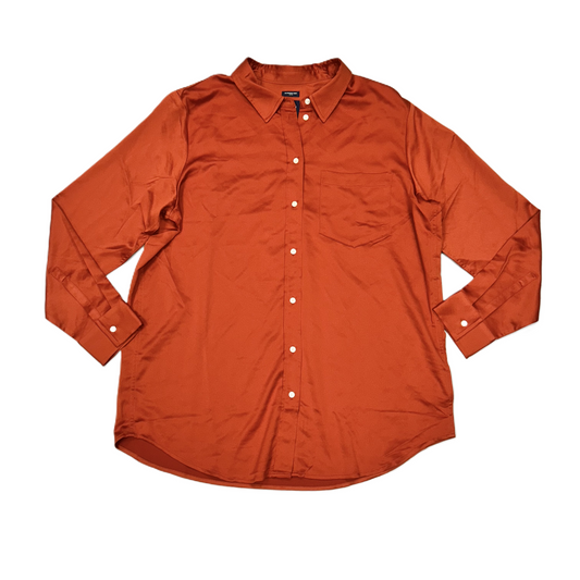 Top Long Sleeve By Gap In Orange, Size: L