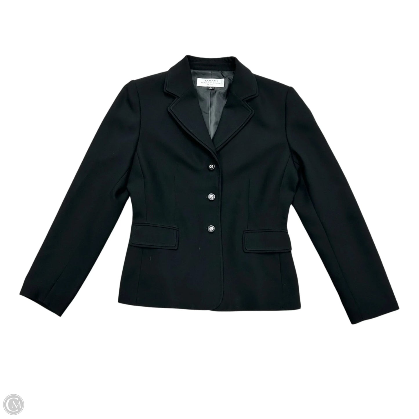 Blazer By Tahari In Black, Size: 4p