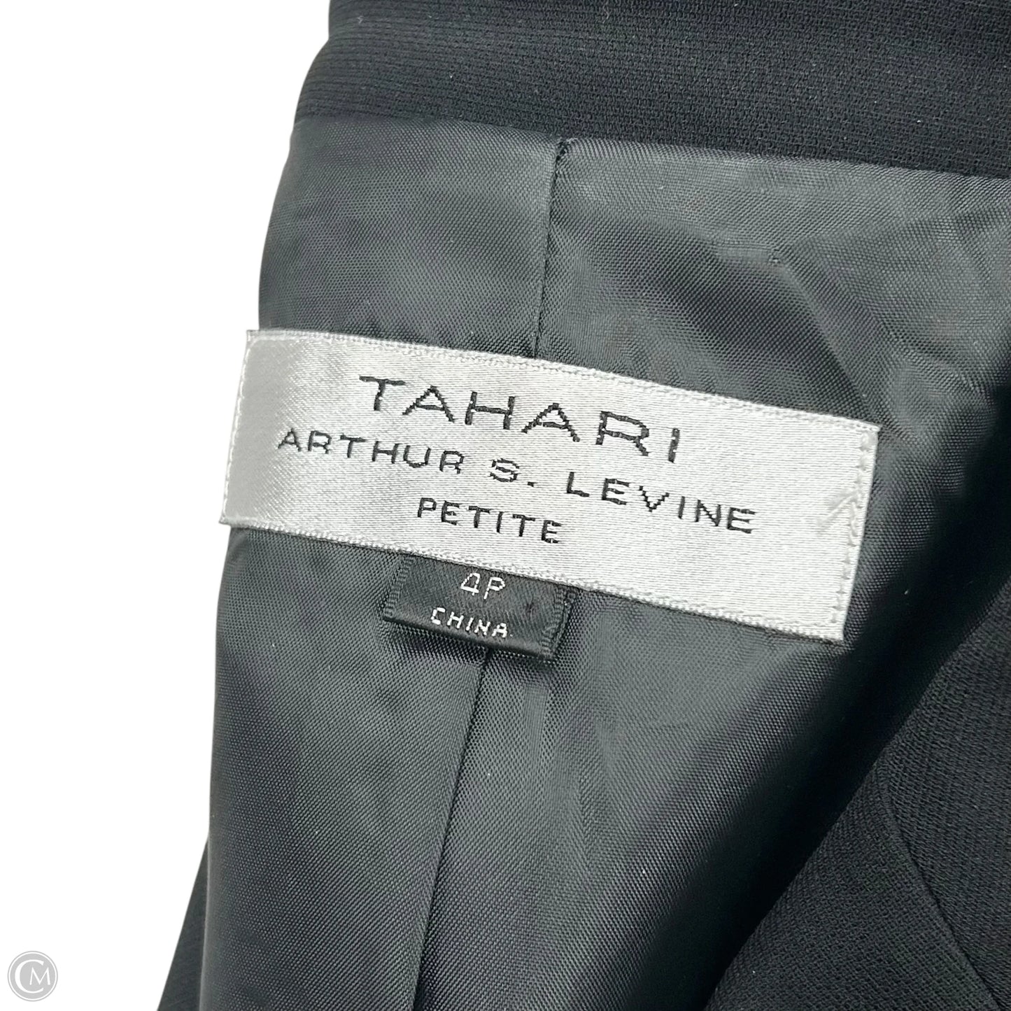 Blazer By Tahari In Black, Size: 4p