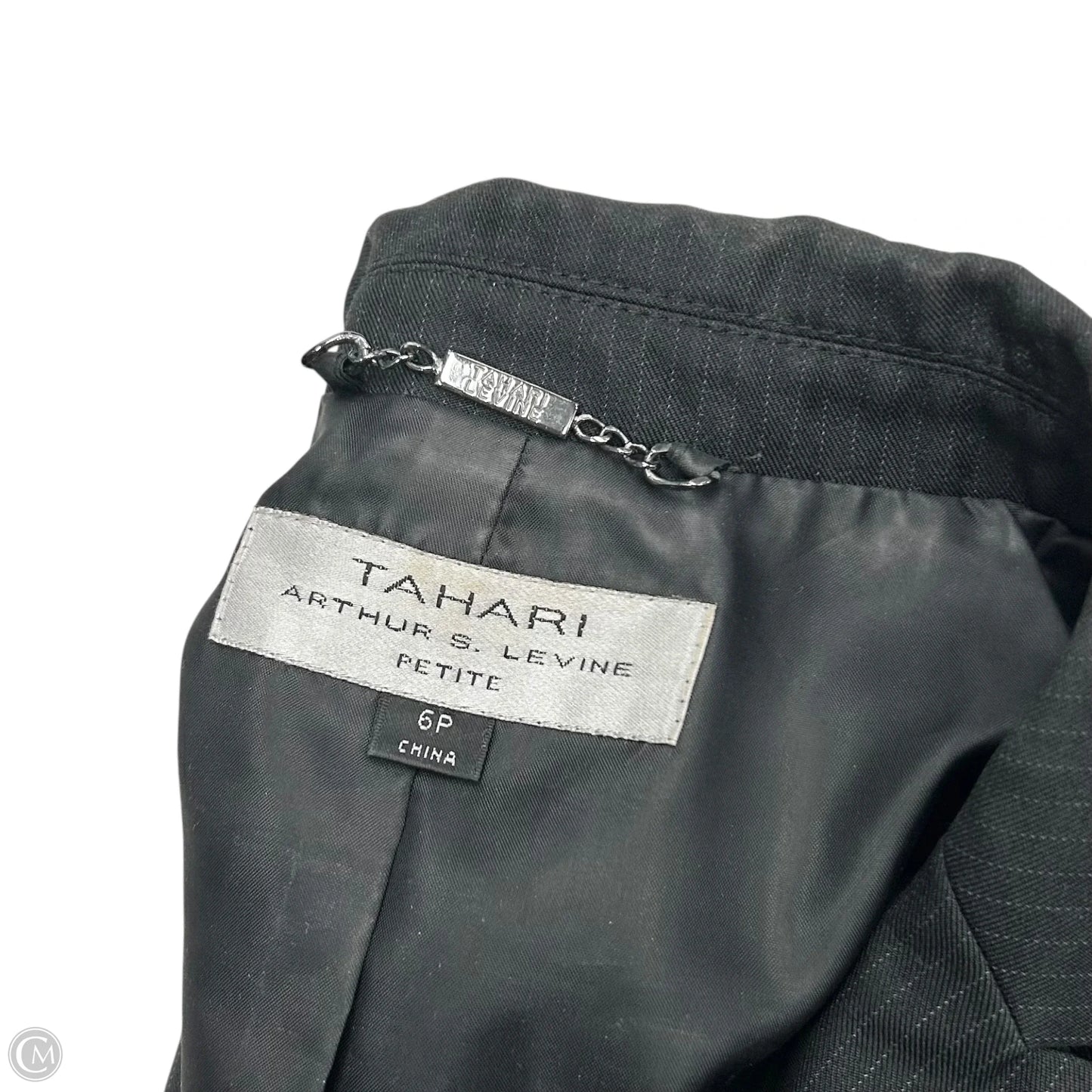 Blazer By Tahari In Black, Size: 6p