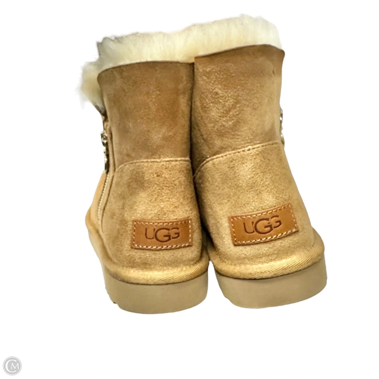 Boots Designer By Ugg In Brown, Size: 8