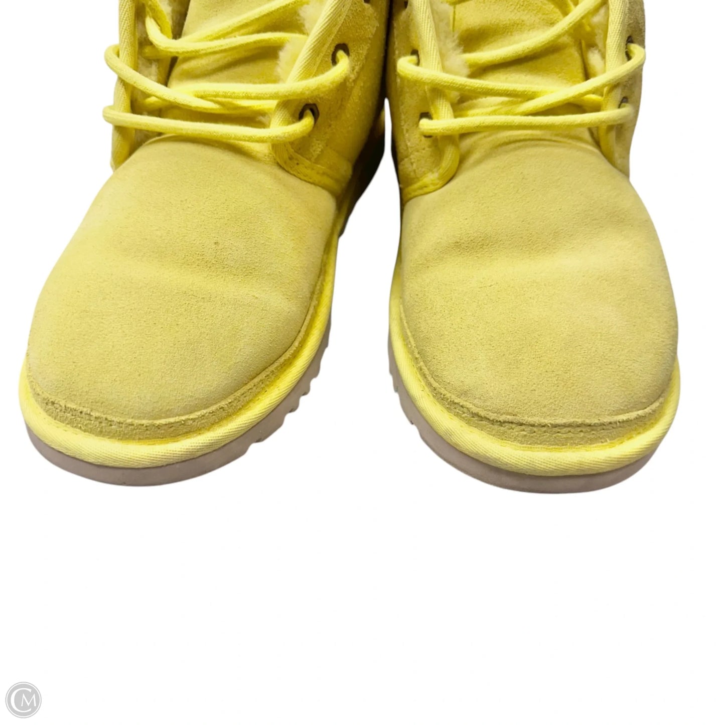 Boots Designer By Ugg In Yellow, Size: 8
