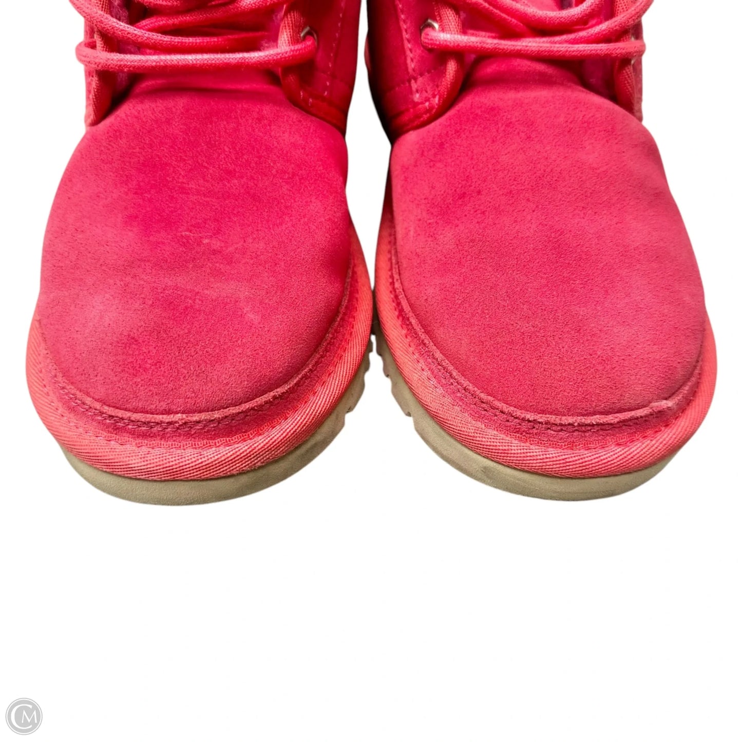 Boots Designer By Ugg In Pink, Size: 8