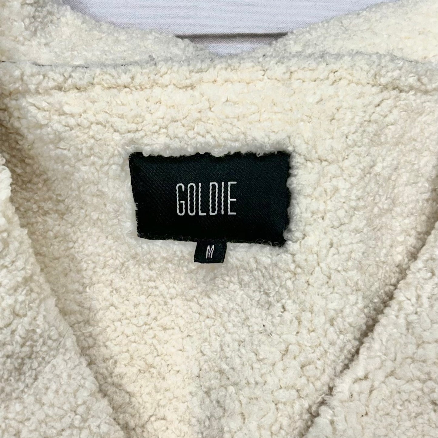 Floral Jacket Faux Fur & Sherpa By Goldie, Size: M