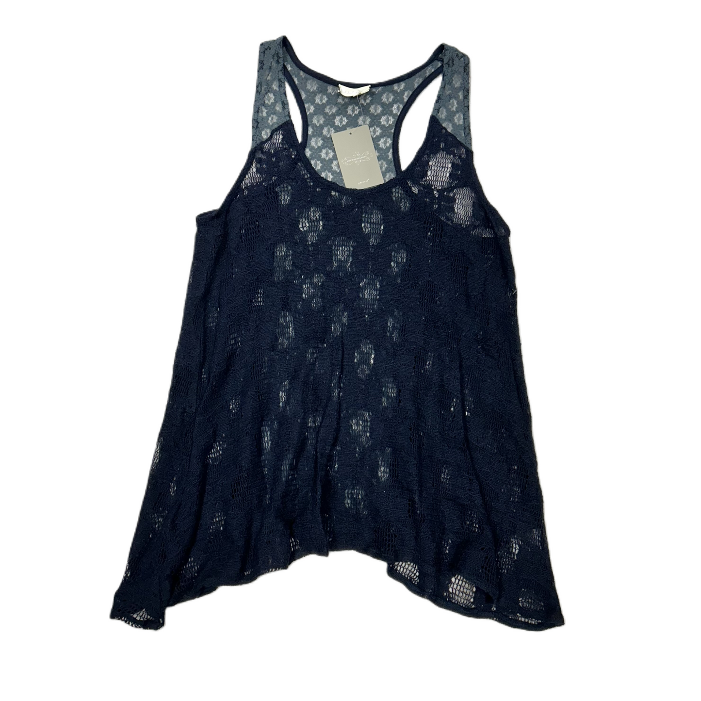 Blue Top Sleeveless By Deletta, Size: M