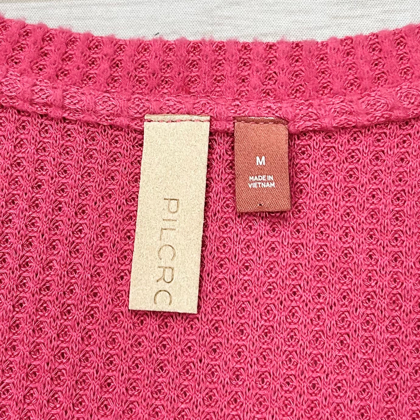 Top Long Sleeve By Pilcro In Pink, Size: M