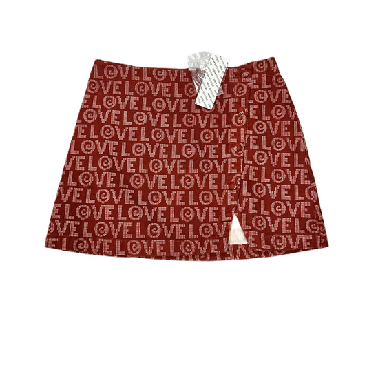 Skirt Mini & Short By Urban Outfitters In Red, Size: M