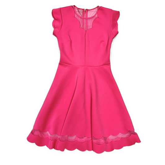 Dress Casual Midi By Ted Baker In Pink, Size: S