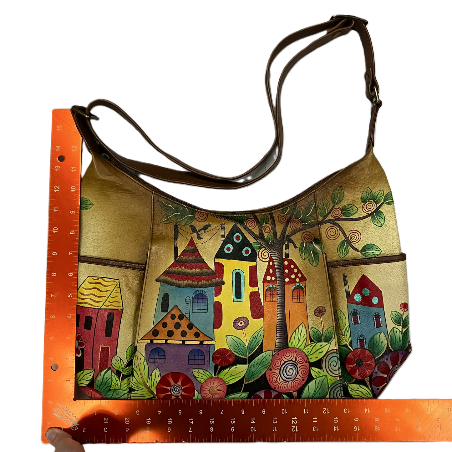 Handbag By Anuschka, Size: Medium