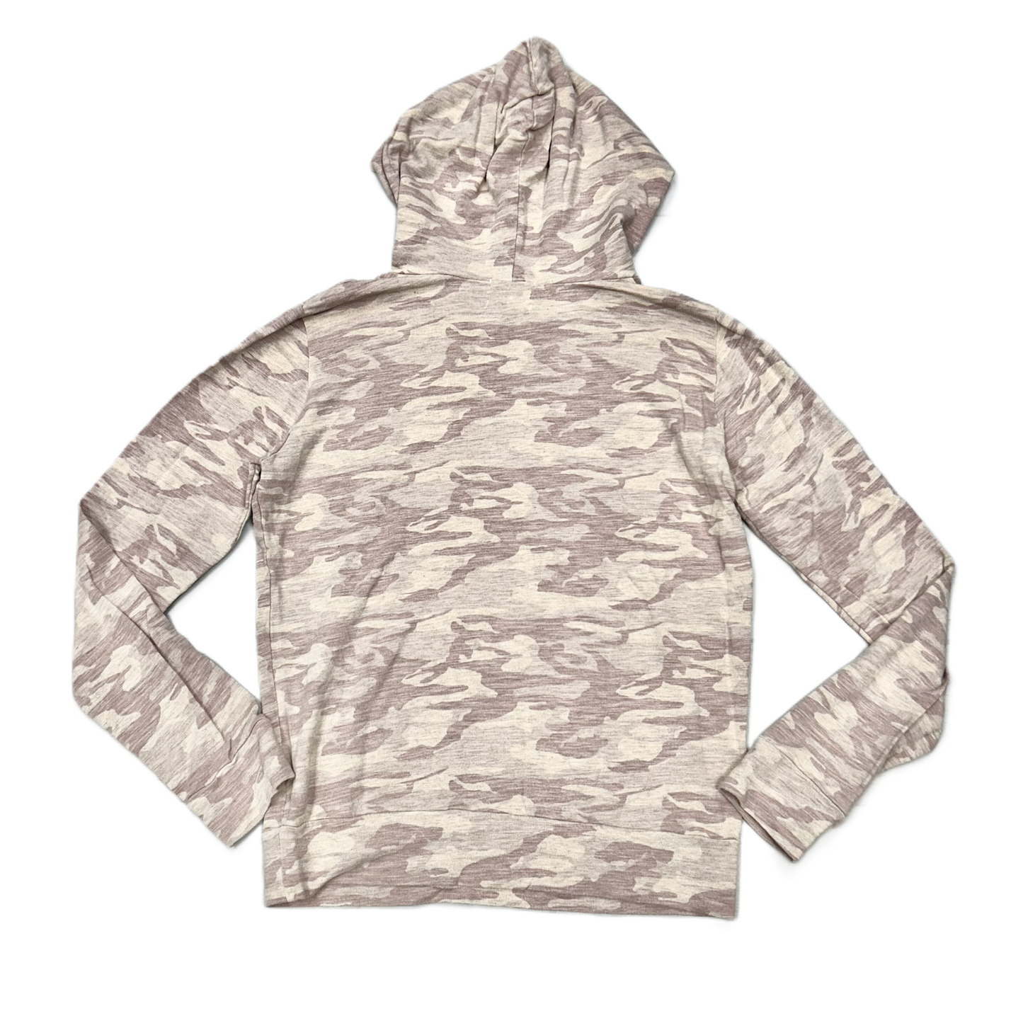 Sweatshirt Hoodie By Monrow In Camouflage Print, Size: M