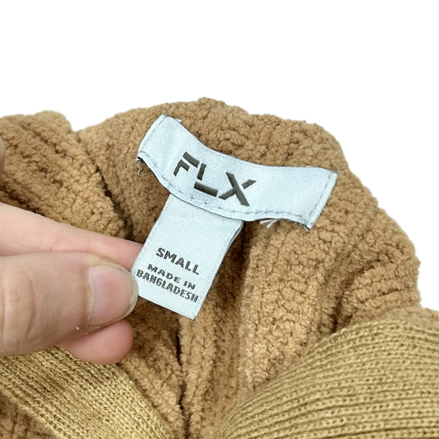 Sweatshirt Crewneck By Flx In Tan, Size: S