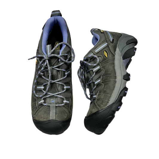 Shoes Hiking By Keen In Grey & Purple, Size: 11