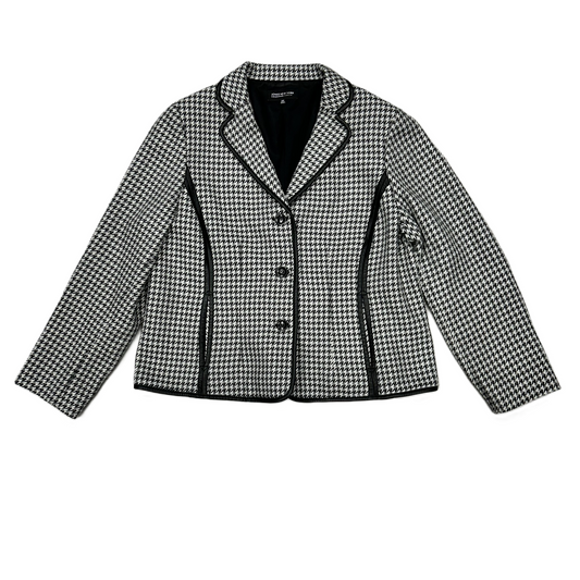 Blazer By Jones New York In Black & White, Size: Xl