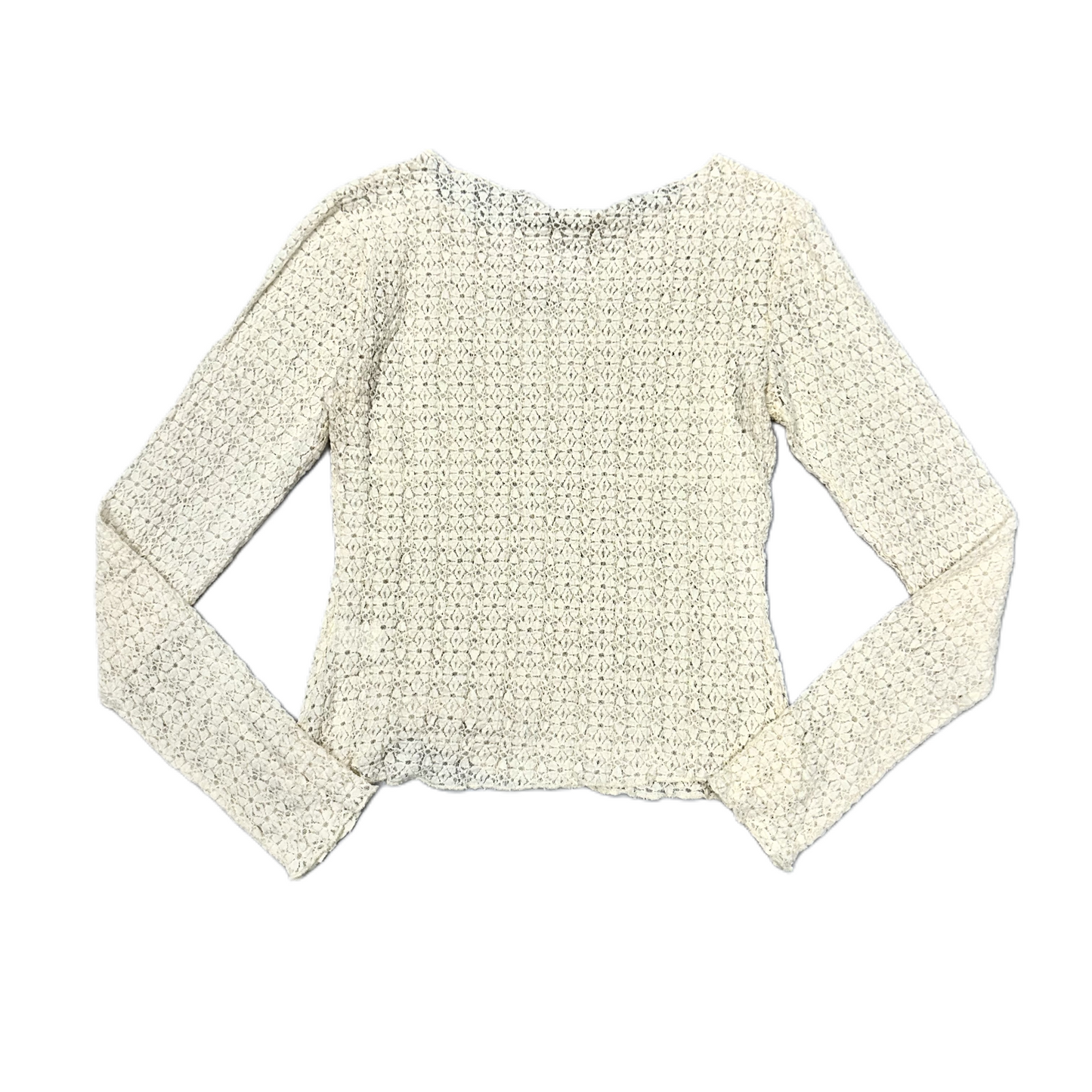 Top Long Sleeve By Natural Life In Cream, Size: M