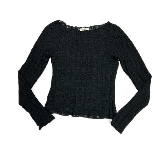 Top Long Sleeve By Natural Life In Black, Size: M