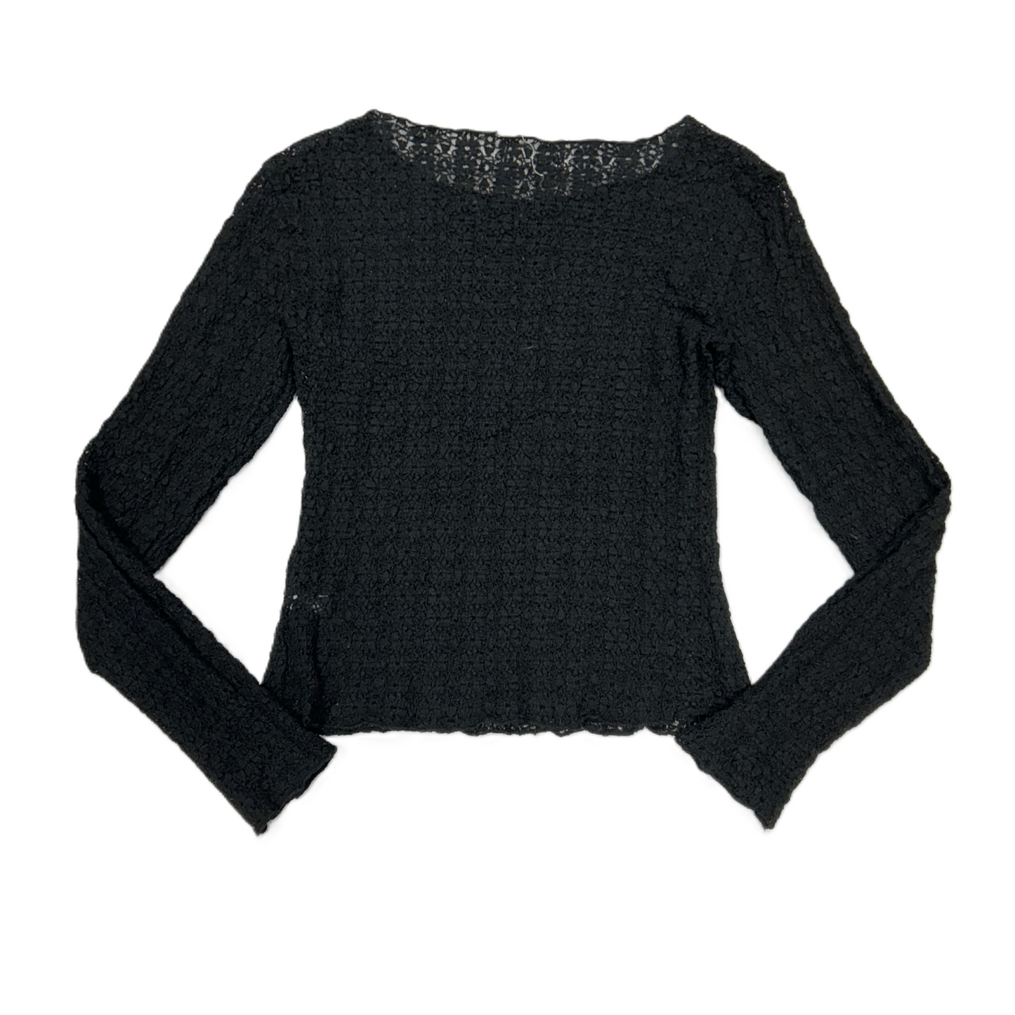 Top Long Sleeve By Natural Life In Black, Size: M