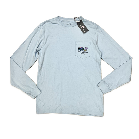 Top Long Sleeve By Vineyard Vines In Blue, Size: Xs