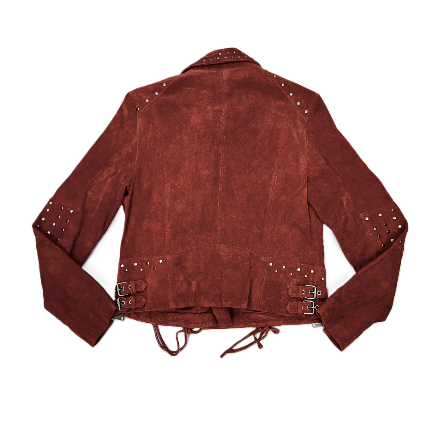 Jacket Leather By Belle Vere In Red, Size: L