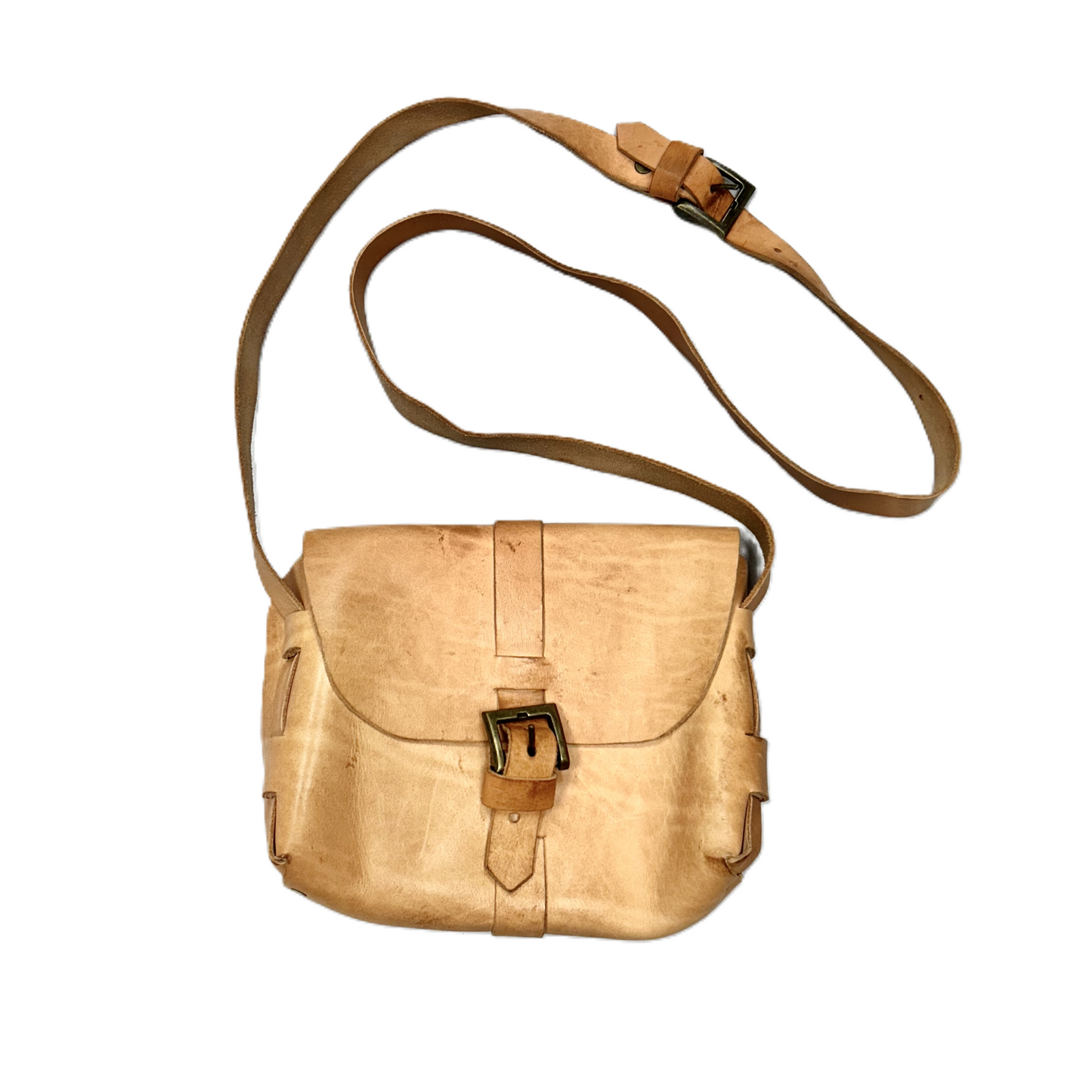 Crossbody Leather By Ilundi, Size: Small