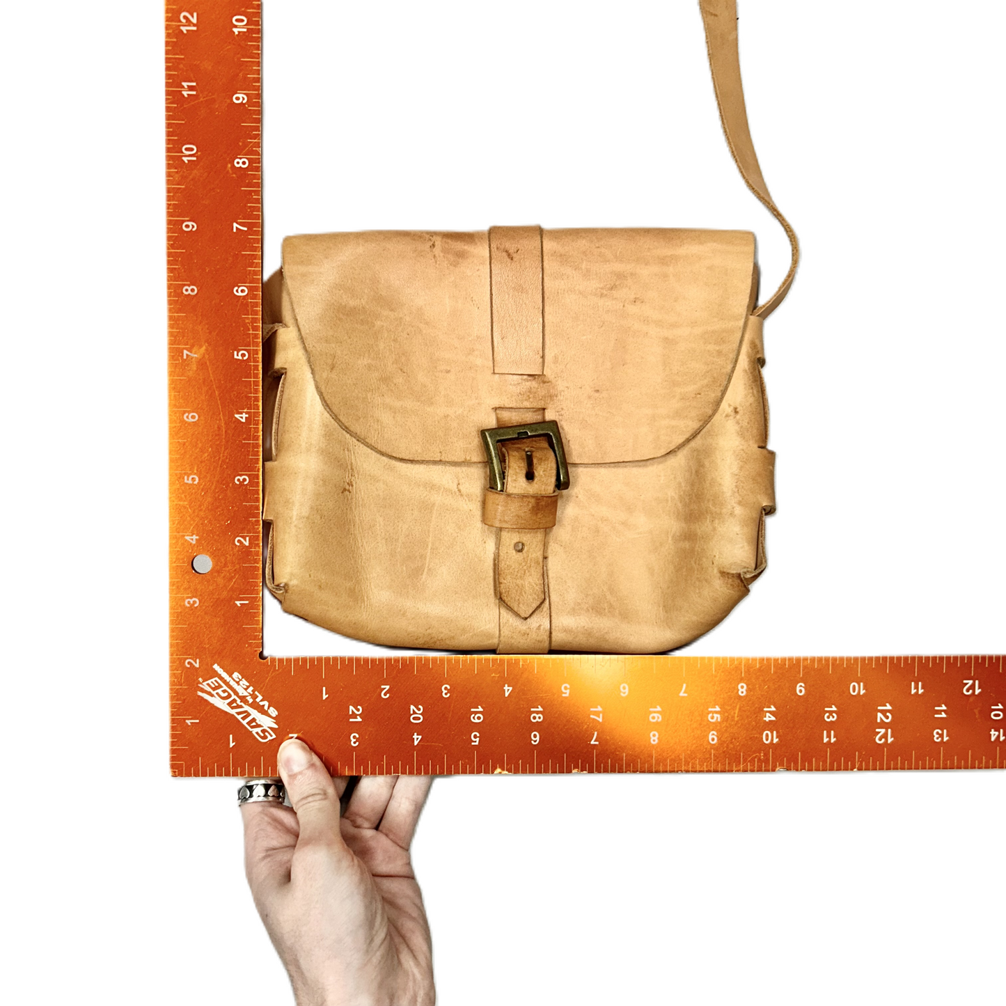 Crossbody Leather By Ilundi, Size: Small