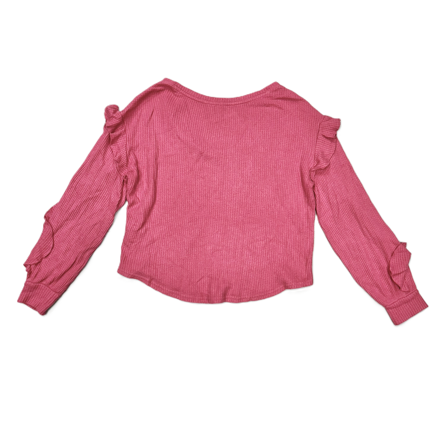 Top Short Sleeve By Pilcro In Pink, Size: S