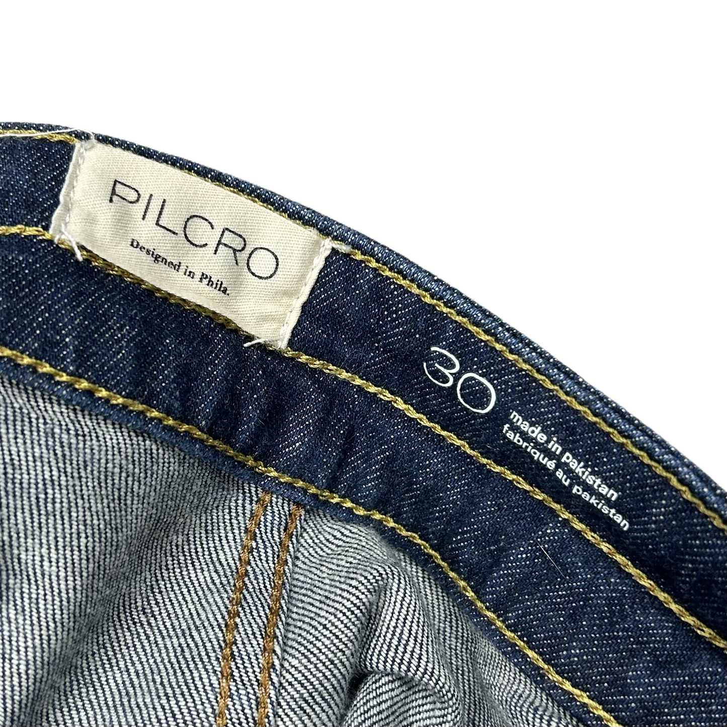 Jeans Straight By Pilcro In Blue Denim, Size: 10