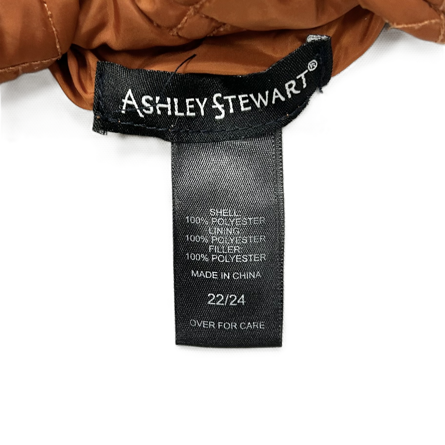 Jacket Puffer & Quilted By Ashley Stewart In Orange, Size: 3x