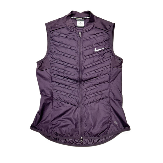 Vest Puffer & Quilted By Nike Apparel In Purple, Size: S