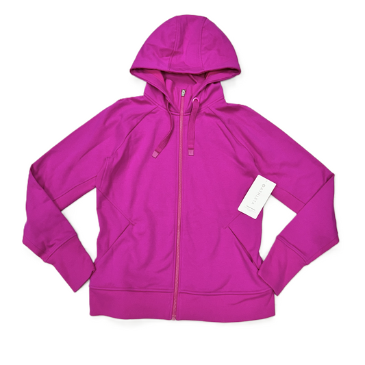 Athletic Jacket By Athleta In Pink, Size: L