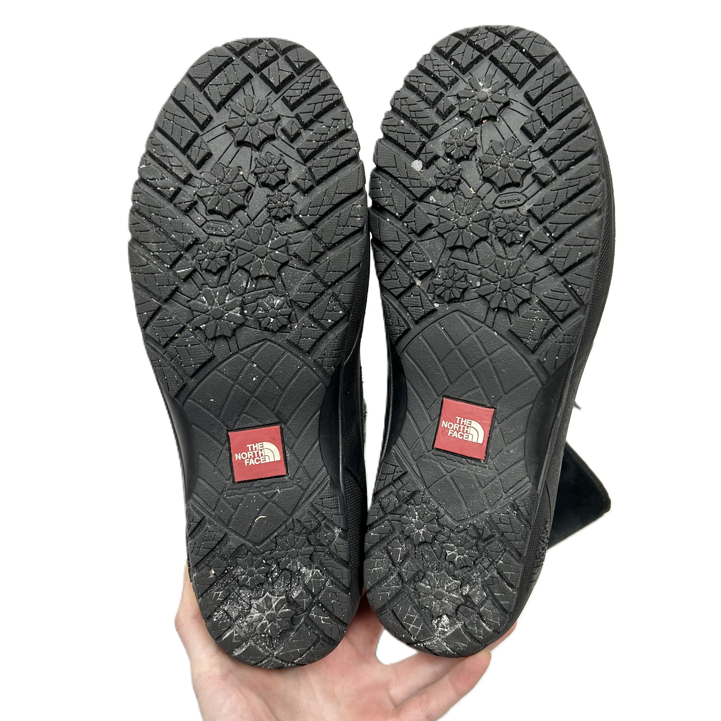 Boots Over-the-knee Flats By The North Face In Black & Grey, Size: 10.5