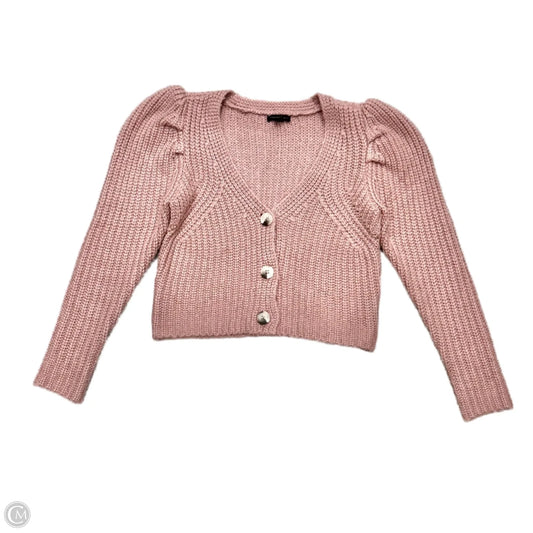 Sweater Cardigan By Current Air In Mauve, Size: Xs