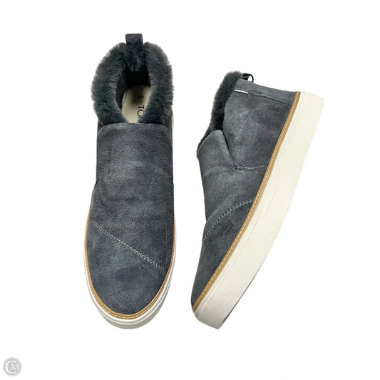Boots Ankle Heels By Toms In Grey, Size: 9