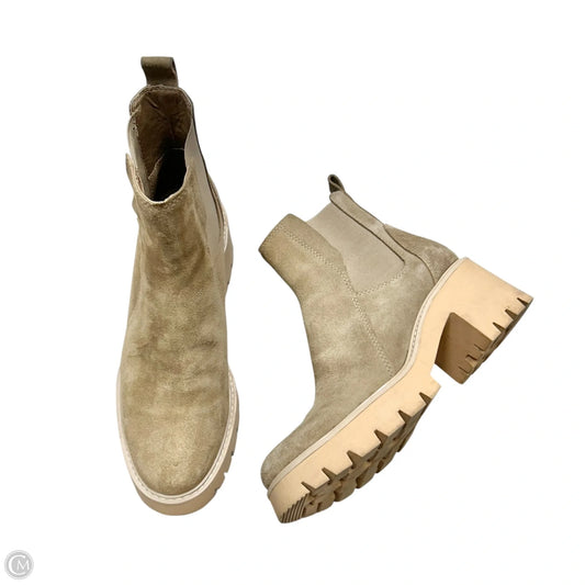 Boots Ankle Heels By Dolce Vita In Taupe, Size: 8.5