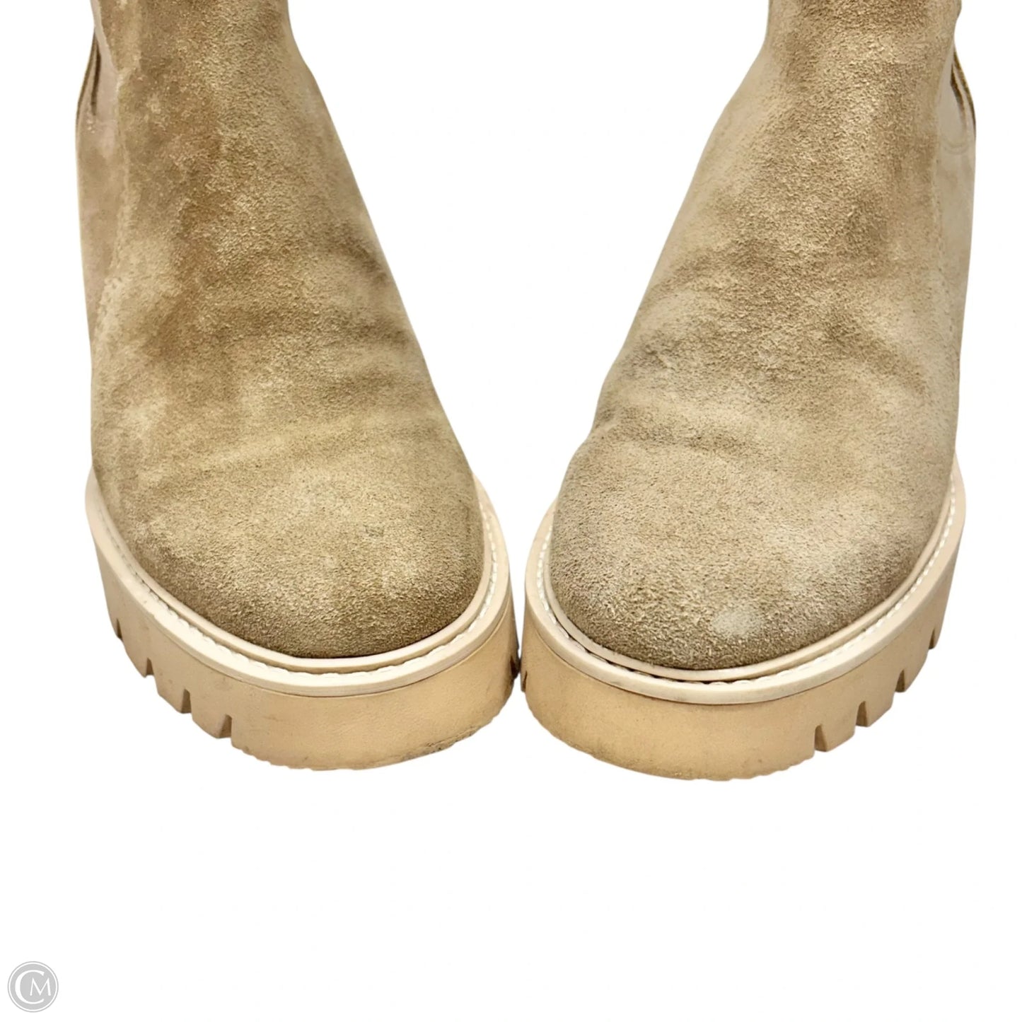 Boots Ankle Heels By Dolce Vita In Taupe, Size: 8.5