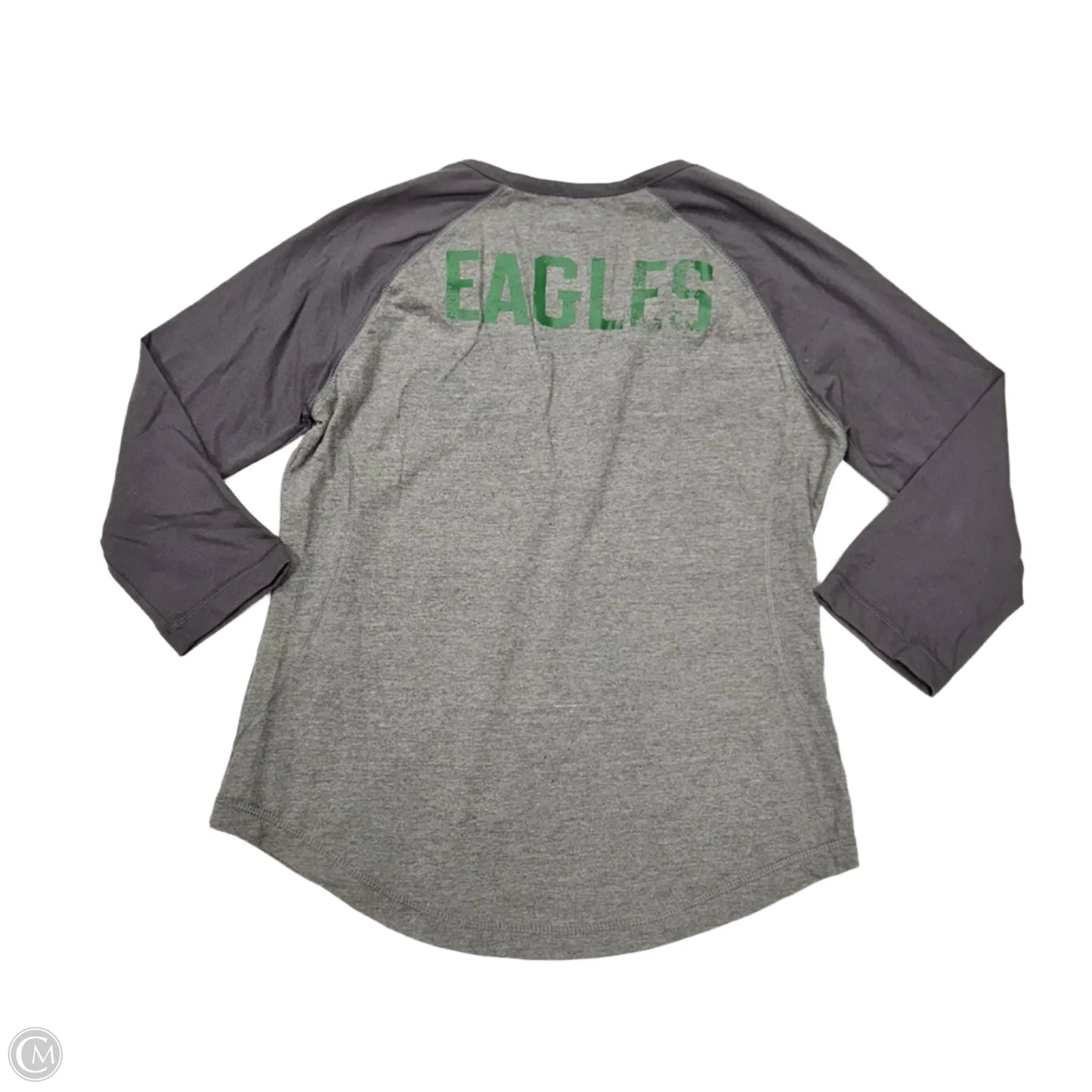 Top 3/4 Sleeve By Nfl In Grey, Size: Xl