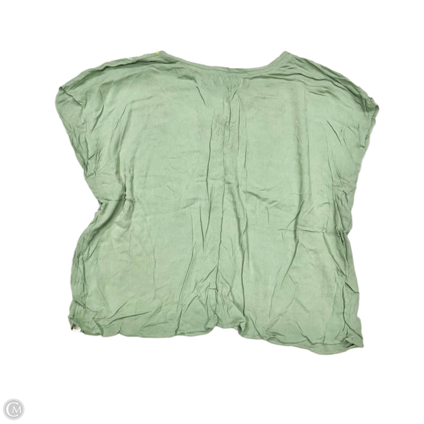 Top Short Sleeve By Floreat In Green, Size: M