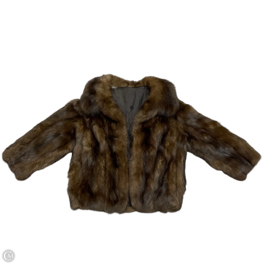 Coat Fur In Brown, Size: S