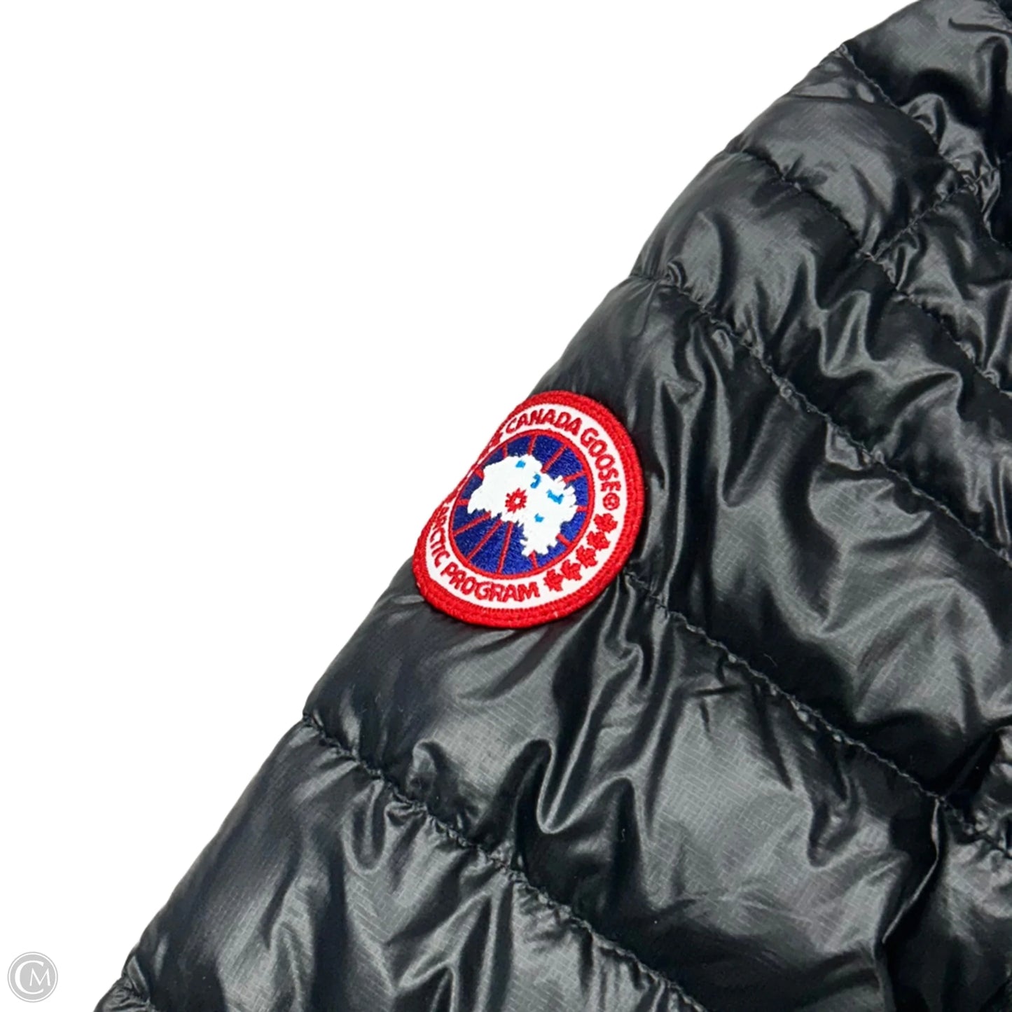 Jacket Luxury Designer By Canada Goose In Black, Size: M