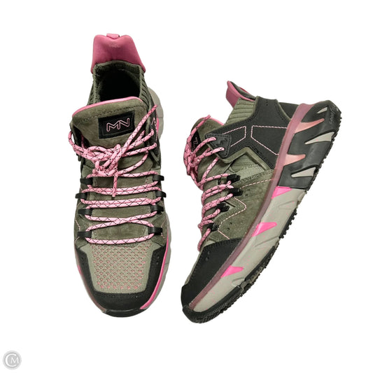 Boots Hiking By Mark Nason In Brown & Pink, Size: 8.5