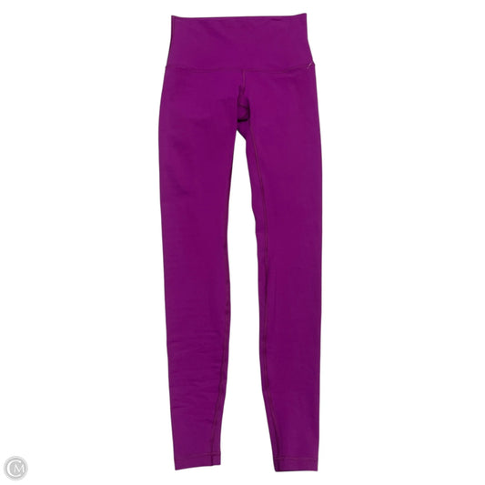 Athletic Leggings By Lululemon In Purple, Size: S