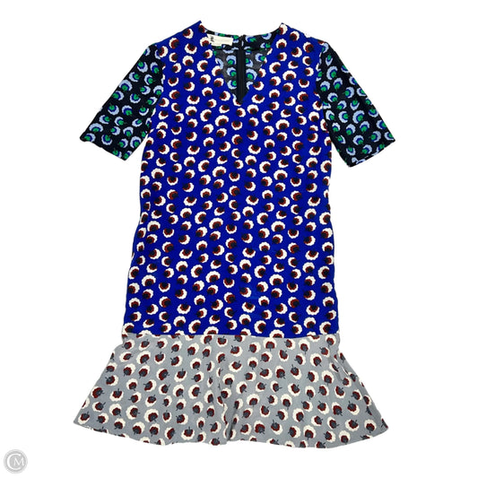 Dress Designer By Stella Mccartney In Black & Blue, Size: M