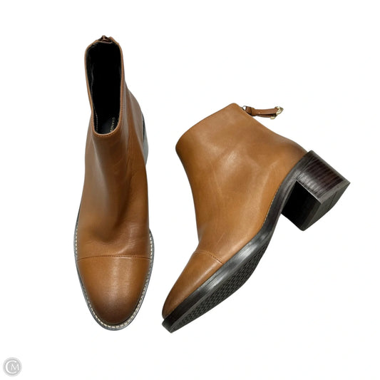 Boots Ankle Heels By Cole-haan In Brown, Size: 7