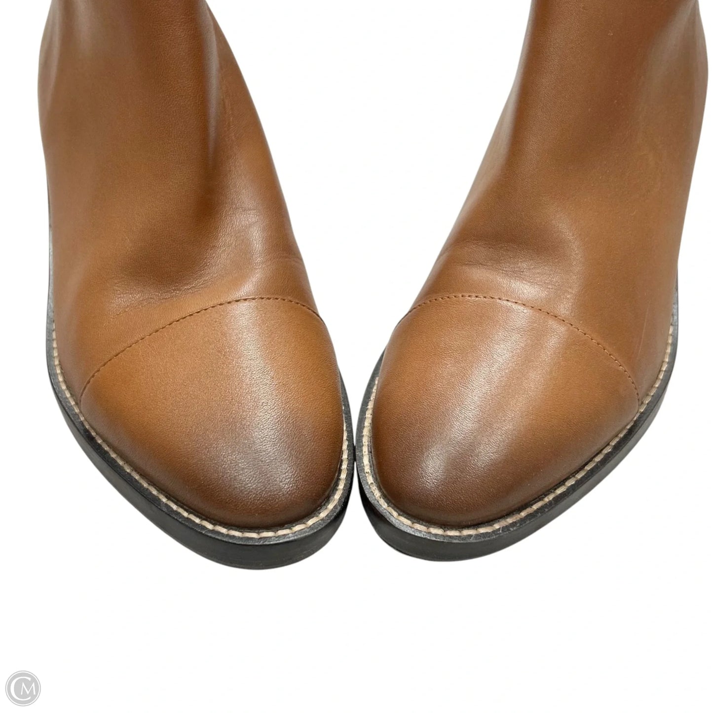 Boots Ankle Heels By Cole-haan In Brown, Size: 7