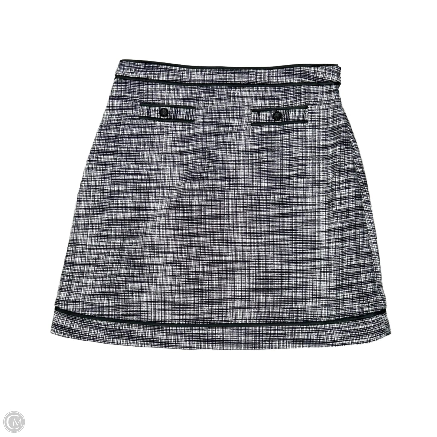 Skirt Designer By Karl Lagerfeld In Black & White, Size: 10