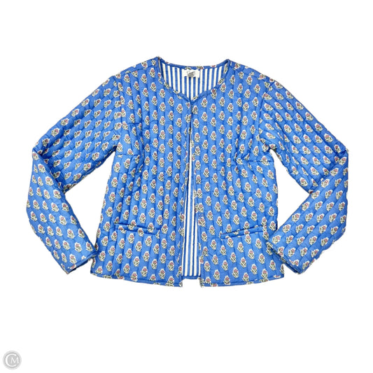 Jacket Other By Japna In Blue & White, Size: Xs