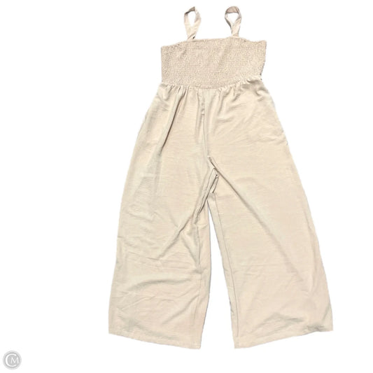 Jumpsuit By Dokotoo In Tan, Size: 2x