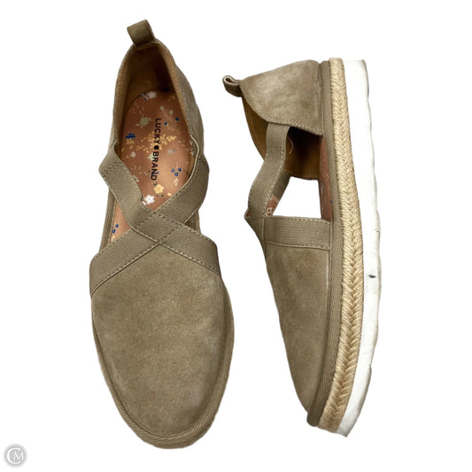 Shoes Flats By Lucky Brand In Beige, Size: 10