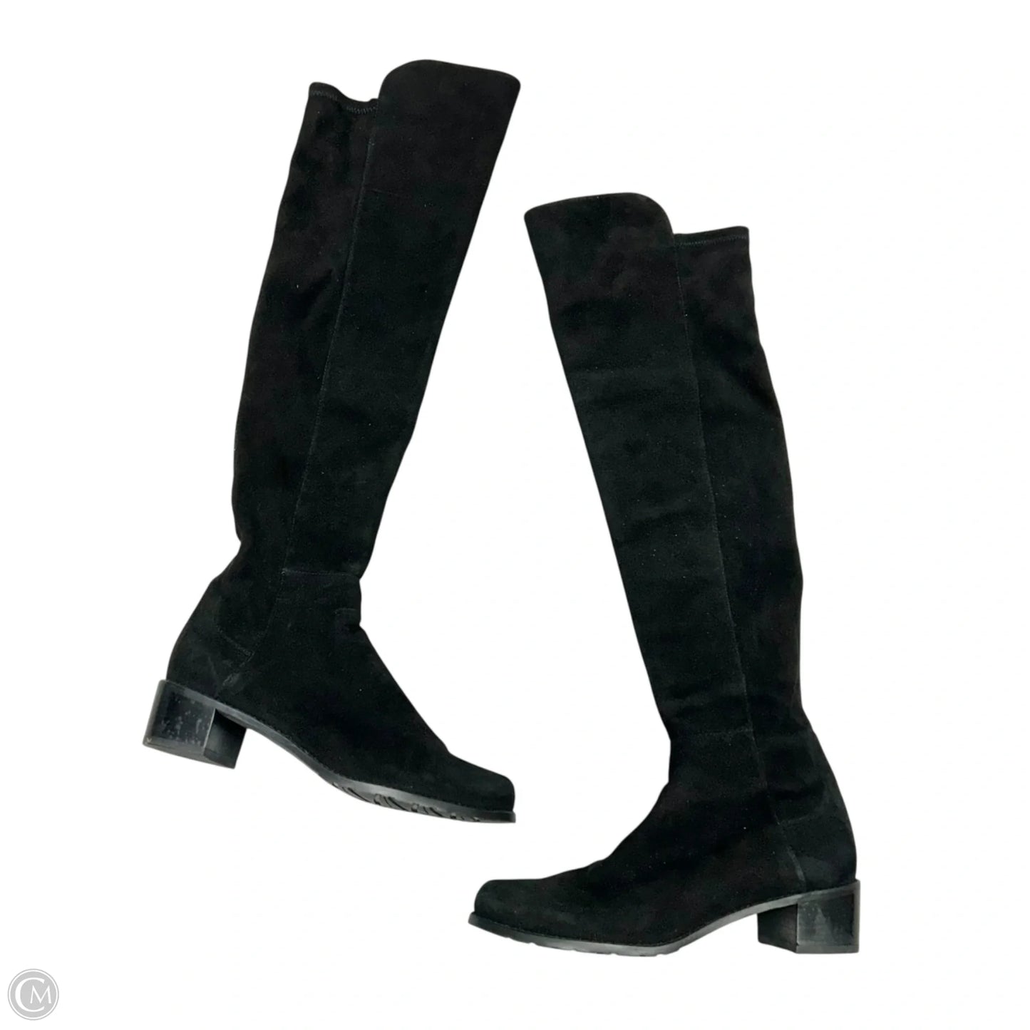 Boots Designer By Stuart Weitzman In Black, Size: 7.5